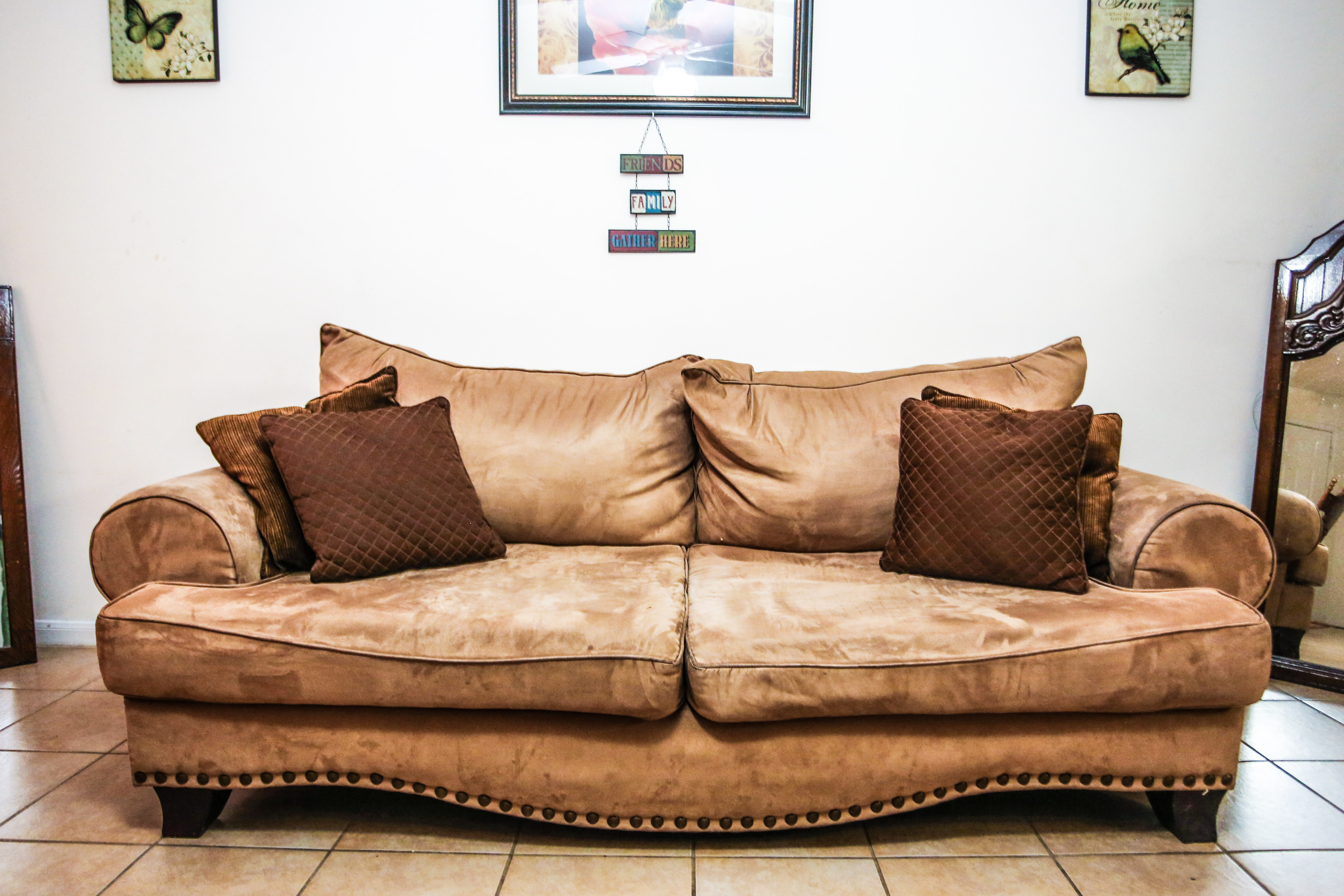 Loveseat in living area